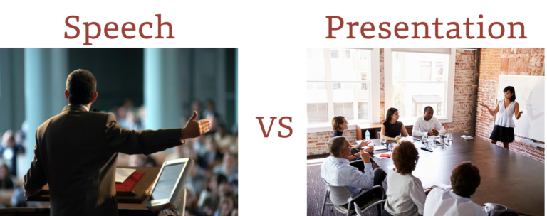 presentation vs talk